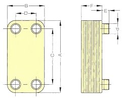 brazed plate heat exchanger flow diagram